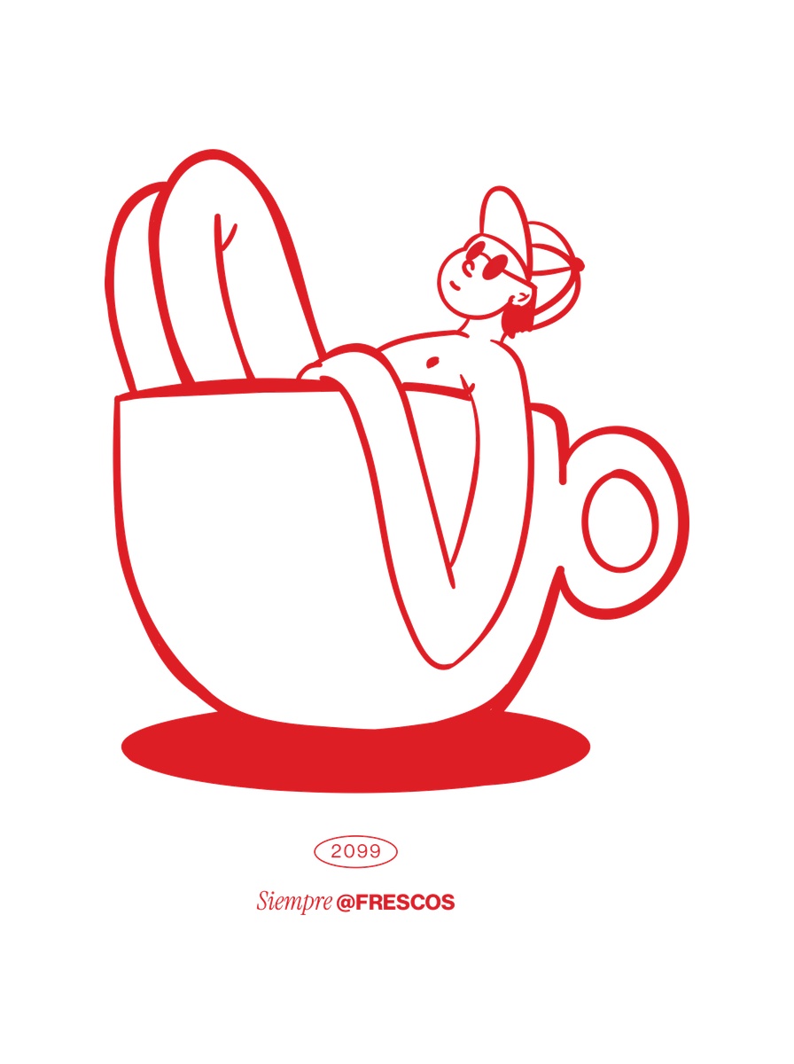 Diseño ilustración Café 2099
