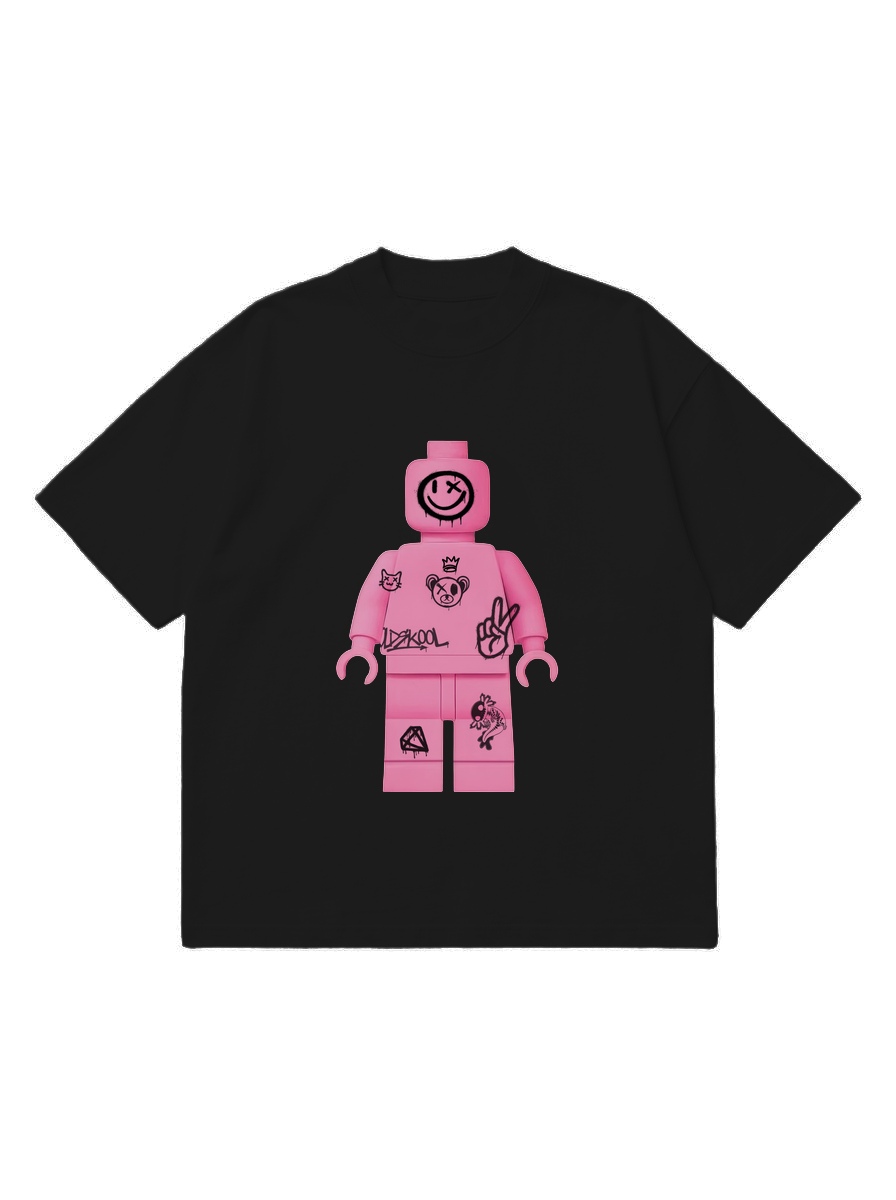 Camisa Lego Custom negra